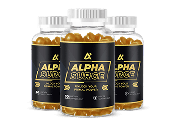Alpha Surge supplement bottle